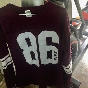 Pink long sleeve medium oversized